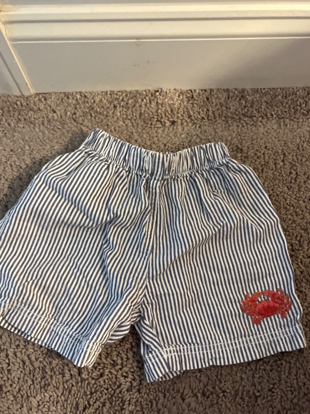 Muguet Collection Baby Boy Cotton Shorts Striped 18 M